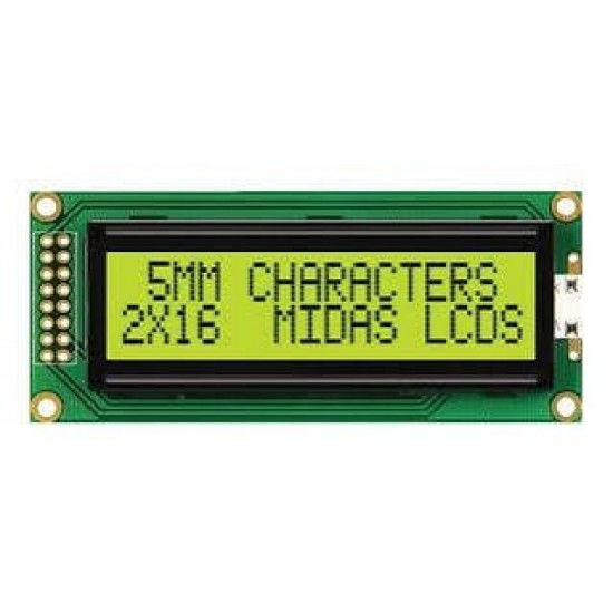 PC1602LRU-LWA-C-Q PC1602L POWERTIP LCD