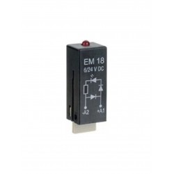 EM18 6/24VDC Schrack PTML0024 (EM18) ,6V..24VDC Led+Diyot Modül