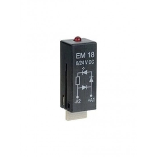 EM18 6/24VDC Schrack PTML0024 (EM18) ,6V..24VDC Led+Diyot Modül