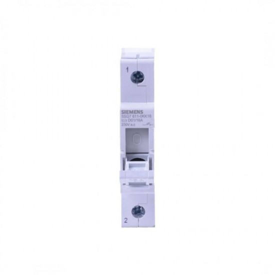 Siemens 5SG7611-0KK16 Mınızed Yük Kesici D01 1 Kutup 16 Amper